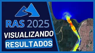 Visualizando resultados de uma simulação hidráulica no HEC-RAS 2025 Alfa