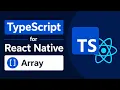 6 TypeScript for React Native - Typescript Array