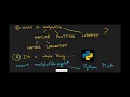 1-Minute Lessons in Programming So what exactly is matplotlib
