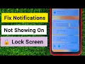How to Fix Notifications Not Showing on Lock Screen on Android