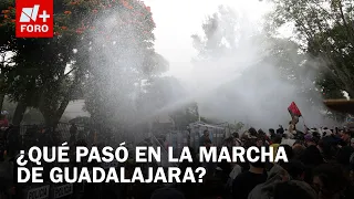 Marcha por el agua en Guadalajara: 39 detenidos y manifestantes reprimidos con agua y gas