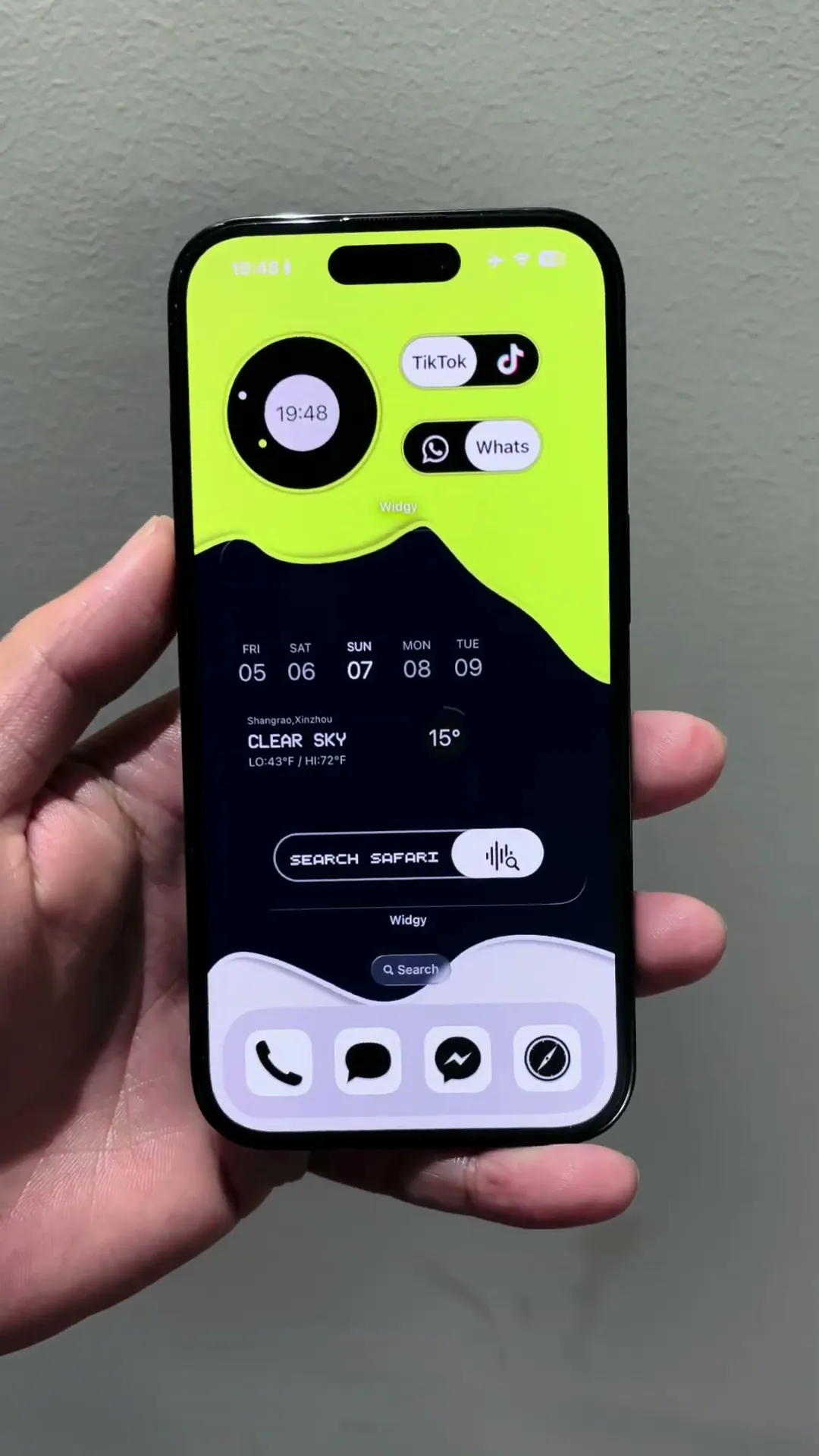 Vibrant Color iPhone Wallpaper Setup Preview