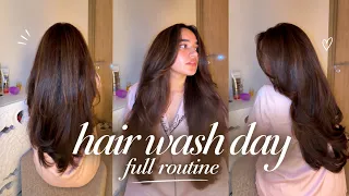 How I Get My Hair SO Smooth & Shiny ✨ | Full Wash Day