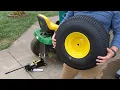 Changing Tires on a Lawn Tractor