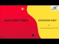 INSERTION SORT DATA STRUCTURES SNS INSTITUTIONS