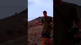 Wouldn’t recommend this… safe though! Worth it for the shot. #sailingfamily #drone #komodo