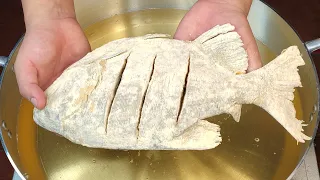 Me preguntaron porque el pescado frito me quedo tan crujiente