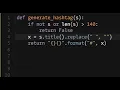 Python - Hashtag Generator 5KYU
