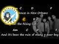Download Lagu The Animals - House of the Rising Sun - Chords \u0026 Lyrics