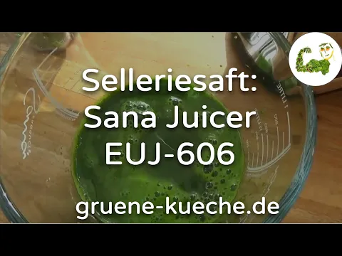 Sana Juicer by Omega EUJ-606 - Staudensellerie entsaften Teil 2/6