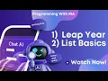 Best Explanation of Leap Year List Indexing Slicing for Beginners in Urdu