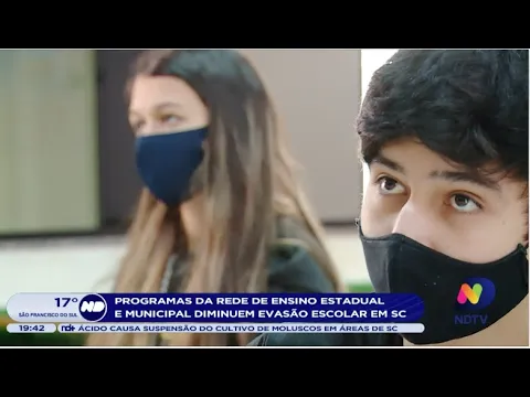 Programa da rede de ensino estadual e municipal diminuem evasão escolar em SC