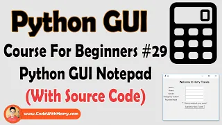 Creating a GUI Notepad In Tkinter Python Tkinter GUI Tutorial In Hindi