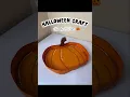 DIY Halloween Pumpkin Tray Cardboard Craft Idea You ll Love