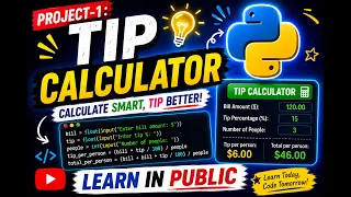 how to create a tip calculator in python