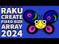 Raku Programming Tutorial Fixed Size Array 2024
