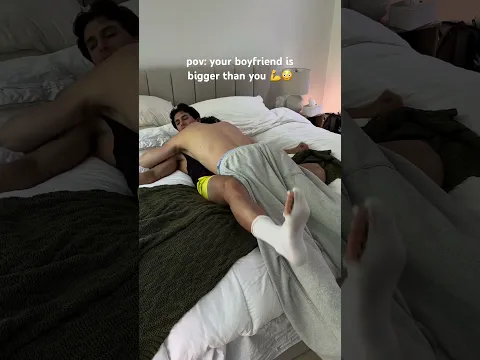 pov: your boyfriend is bigger than you πͺπ³ #shorts | sebb and dion #sebasdion