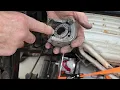Yamaha gas golf cart secondary clutch install