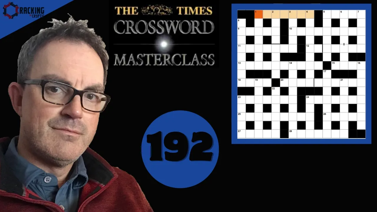 Times Cryptic Masterclass: 16 October 2026 - WOW!