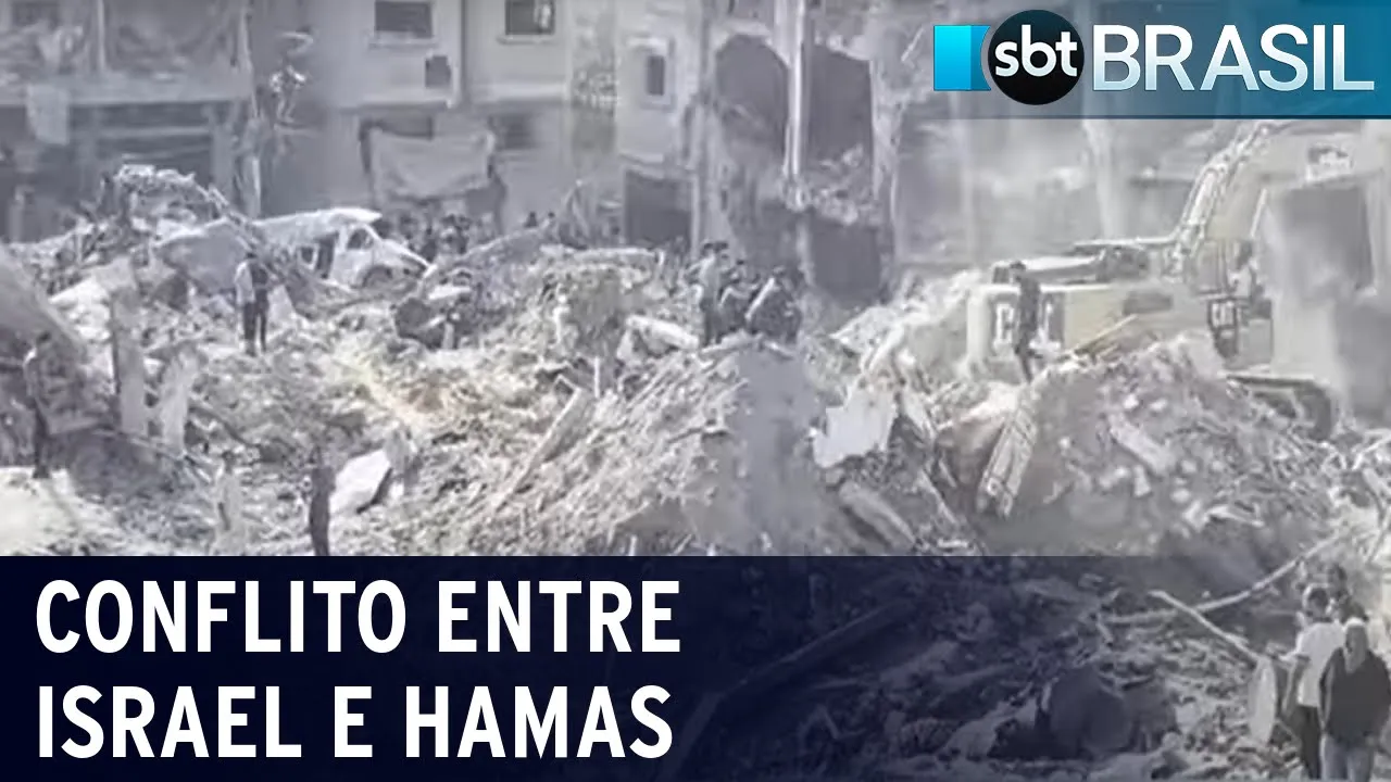 FBI cita risco de terrorismo após ataques do Hamas | SBT Brasil (01/11/23)