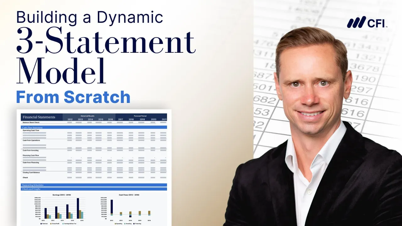 Financial Modeling Tutorial: Build a Three-Statement Model in Excel