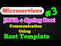 Microservices Using Spring Boot Rest Template 2 Rest API Communication aadiandjava
