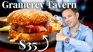 Eating a 35 Michelin Starred Burger from Gramercy Tavern BEST Burger in NYC
