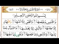 Lagu Surah Ash-Shams | Sheikh Ali Jaber | Full Recitation | 13-Line Tajweed Quran | 91 - سورة الشمس