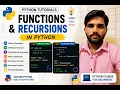 Python Functions Recursion Complete Tutorial Python Tutorial for Beginners Hindi