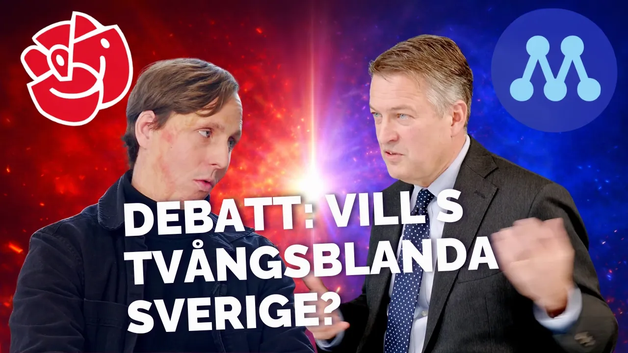 Debatt Mellan S Och M: Vill Socialdemokraterna Tvångsblanda Sverige?
