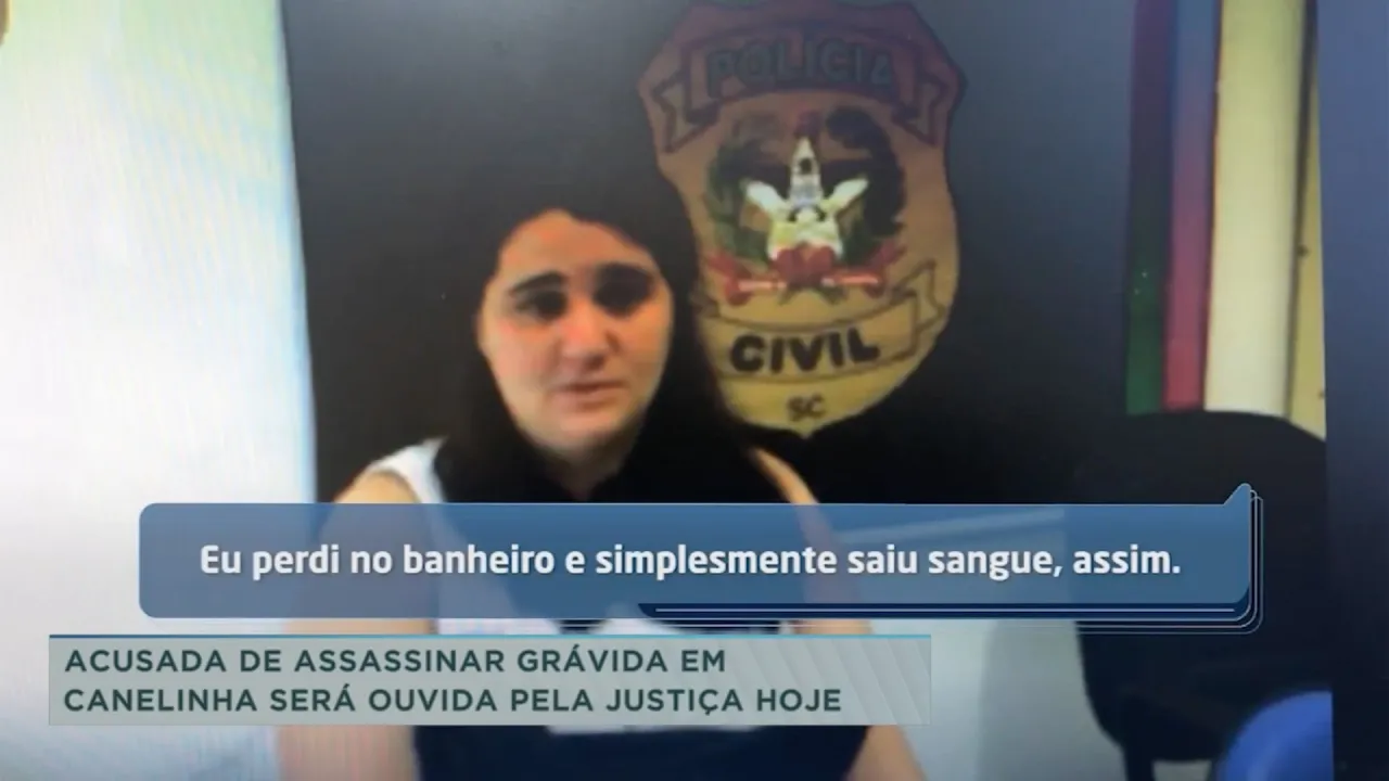 Acusada de assassinar grávida em Canelinha será ouvida pela justiça