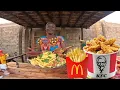 Download Lagu This Will Blow Your Mind!FULL Crispy Chicken KFC STYLE 🍗 With Chips🍟|Day7 BUILDING Our Dream🏠 