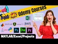 How to get Udemy Paid Courses for FREE with Certificate FREE Excel Course FREE Python Projects