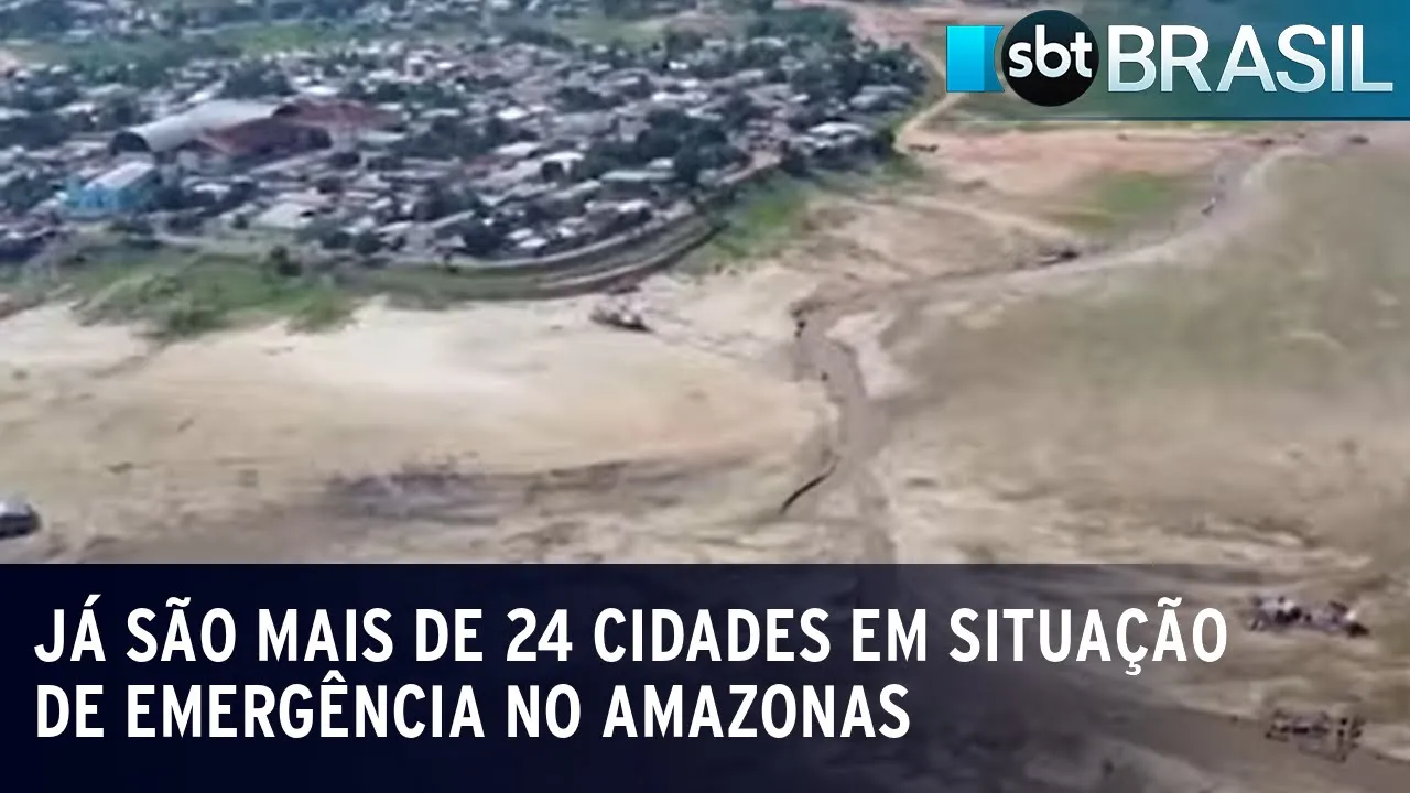 Comitiva do Governo vai ao Amazonas para visitar áreas atingidas pela seca | SBT Brasil (03/10/23)