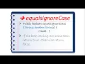 equalsIgnoreCase method in string class in java HINDI