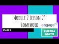 Engage NY Eureka Math Grade 5 Module 2 Lesson 29 Homework