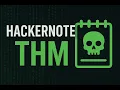 HACKER NOTE HACKING LIFE PART - 1 TRYHACKME CTF CRIFOXUL