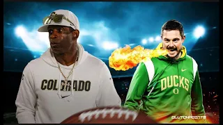 ITS PERSONAL Deion Sanders Gets Called Out By Oregon Ducks Coach After L They Fighting For Clicks