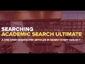 Searching Academic Search Ultimate