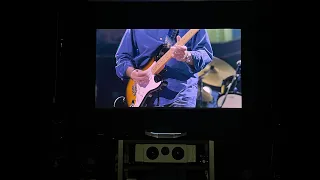 AWOL Vision Aetherion Max on 100" Fresnel Screen | Eric Clapton’s "Slow Hand at 70s"
