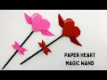 DIY PAPER MAGIC WAND Paper Crafts For School Paper Craft Heart Magic Wand Origami Heart