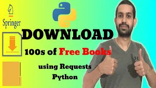 Requests Python 3 - Download Files Free books with requests-html and requests Python 3