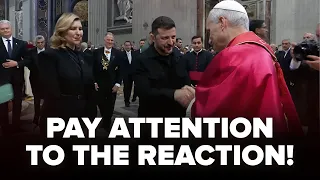 💥The Moment of ZELENSKYY and the POPE Meeting! An Emotional Scene in the VATICAN