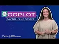 Saving ggplots Using ggsave in R