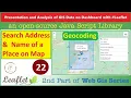 Geocoding with Leaflet Search Location by Address or Name on The Map Leaflet JavaScript 22