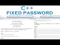 How to Solve Fixed Password Codeforces Sheet 2 Problem D Solution Using C Step-by-Step