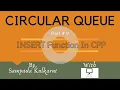 Insertion Function in C Part 9 Circular Queue Data Structure