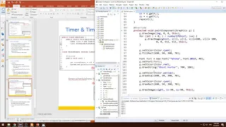 Lecture 7 Java Graphics - 10 Timer TimerTask 2