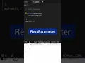 Rest Parameter in JavaScript