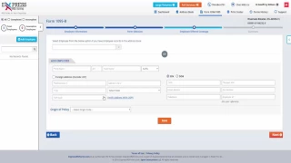 How to E-File Report ACA Form 1095-B